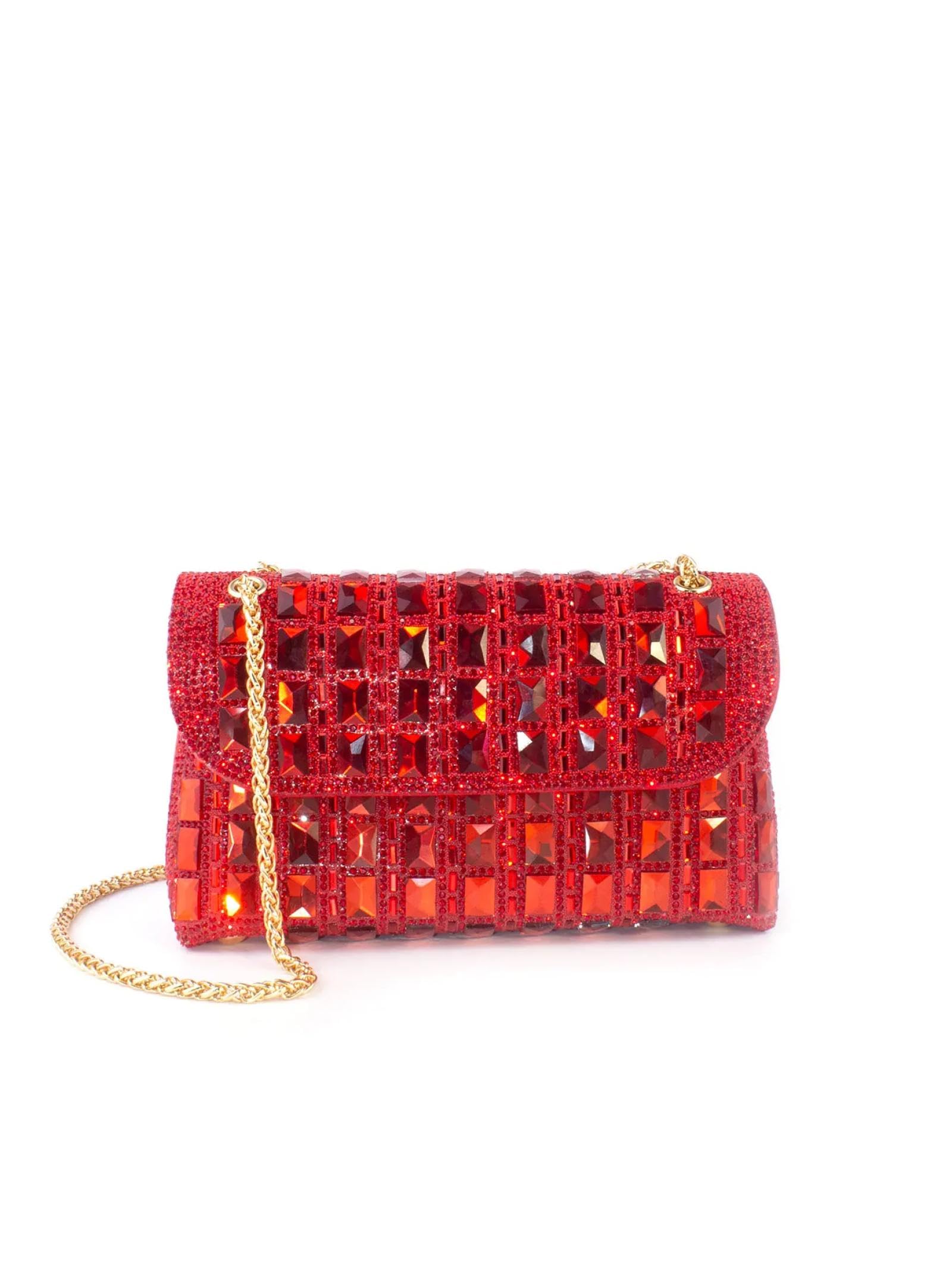 Abendtasche Damen Clutch Glänzende Elegante Glitter Stilvolle Luxus Leichte Strass Verziert Mode Abend Tasche Abendessen