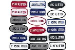 Personalized Embroidered Name Patches for Uniform or Work Shirts