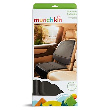 Munchkin Car Seat Cover for Under Baby Car Seats and Toddler Booster Seats, Elite Seat Guardian Protector, Rear and Forward Facing, Dark Grey