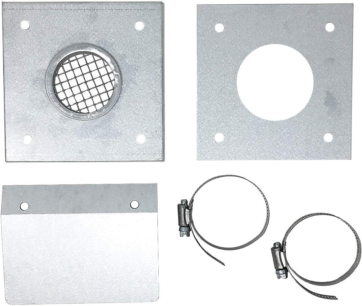 3" Outside Air Kit for Pellet Stoves with 3" Air Intake Pipe Including Harman Stoves 3" X 10'