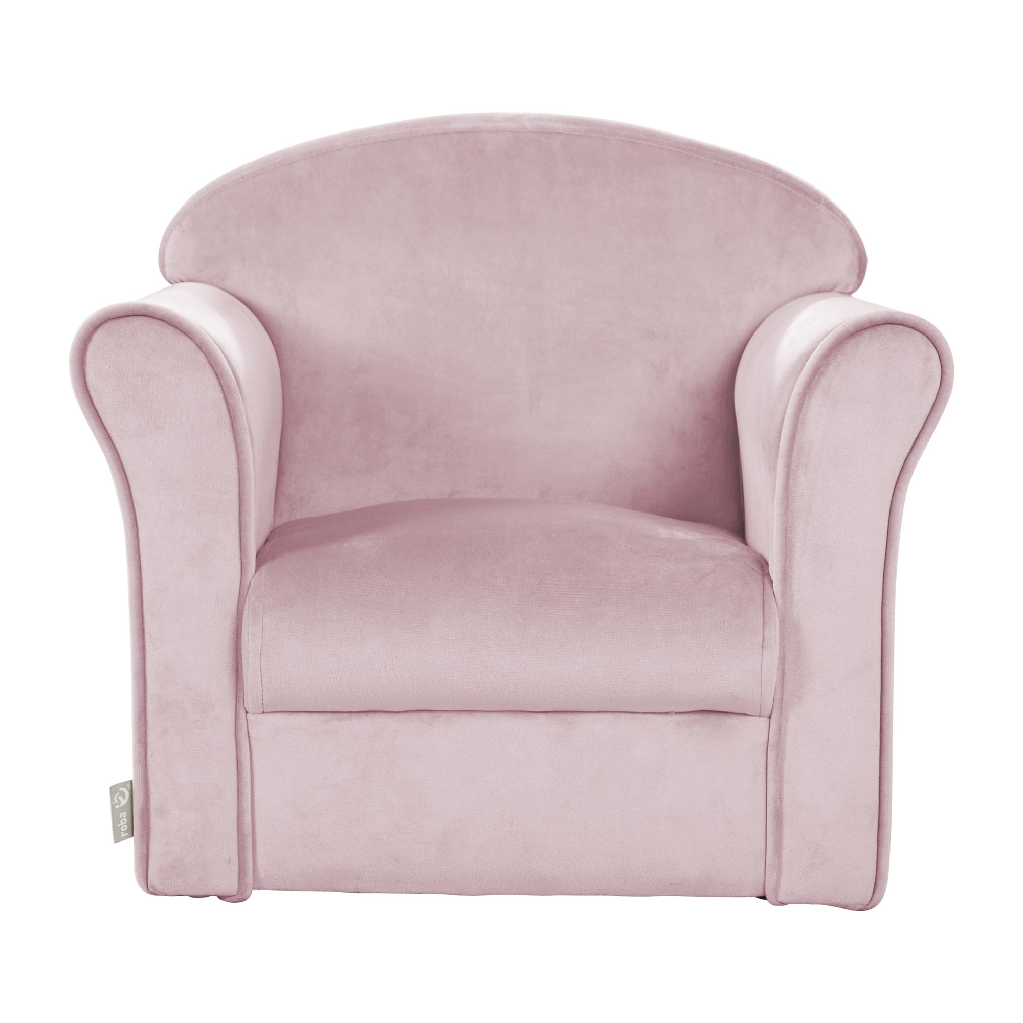 roba Poltrona per Bambini Lil Sofa - con Braccioli - Tessuto in Velluto - Morbido e Soffice - Arredamento per Bambini - per la Cameretta - dai 18 Mesi - Rosa