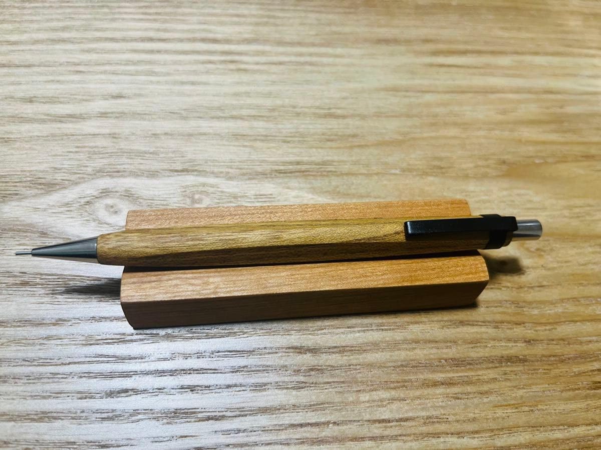 野原工芸 型 屋久杉 シャープペンシル 0.5mm パンフ 記念ノート付き