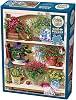 Cobble Hill 500 Piece Puzzle - Flower Cupboard - Sample Poster Included