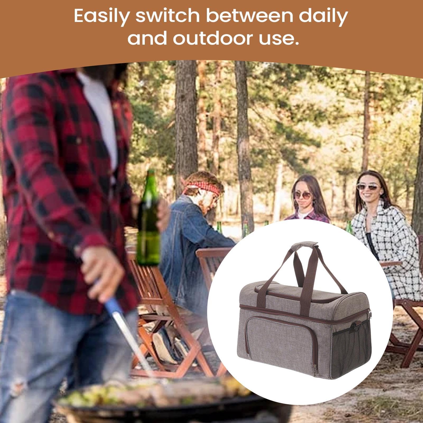 Bolsa isotérmica de 30 litros, impermeable flexible plegable | bolsa aislante impermeable – ideal para el almuerzo y la escuela, playa, comestibles, picnic, carreras