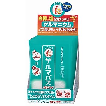 値下げ！48888円→35555円480個！！　男の品格　入浴剤　品管0020 Amazon | リラク泉 ゲルマバス 塩サウナ 12包セット 汗だし 発汗