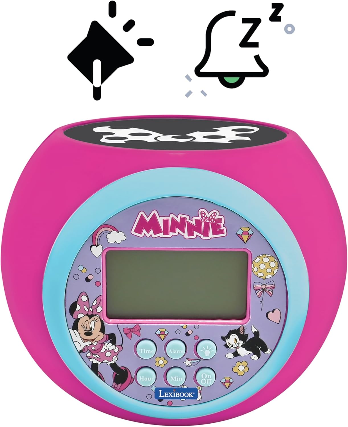 Lexibook, Disney Minnie, Wekker-projector met alarm- en sluimerfunctie