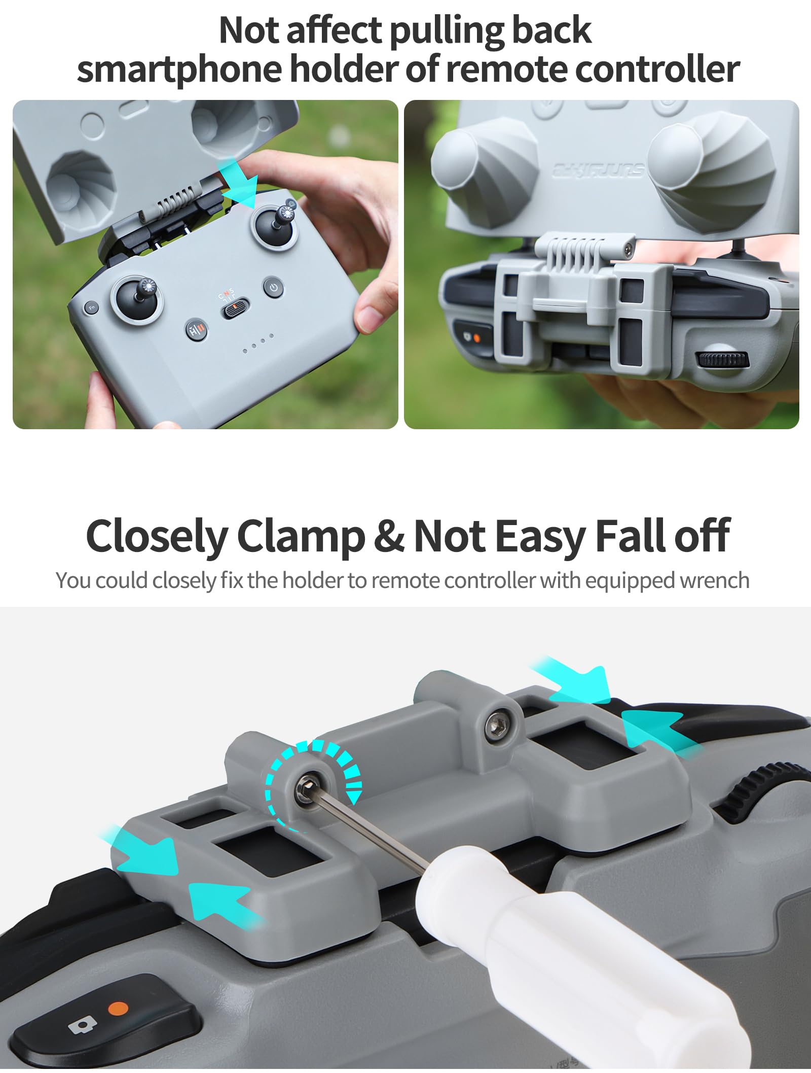 Pare-soleil Magnétique Pour DJI Mini 2/3/4 Pro Et Neo - En ABS, 5x10x5 Cm, Bloque L'éblouissement - Facile à Installer