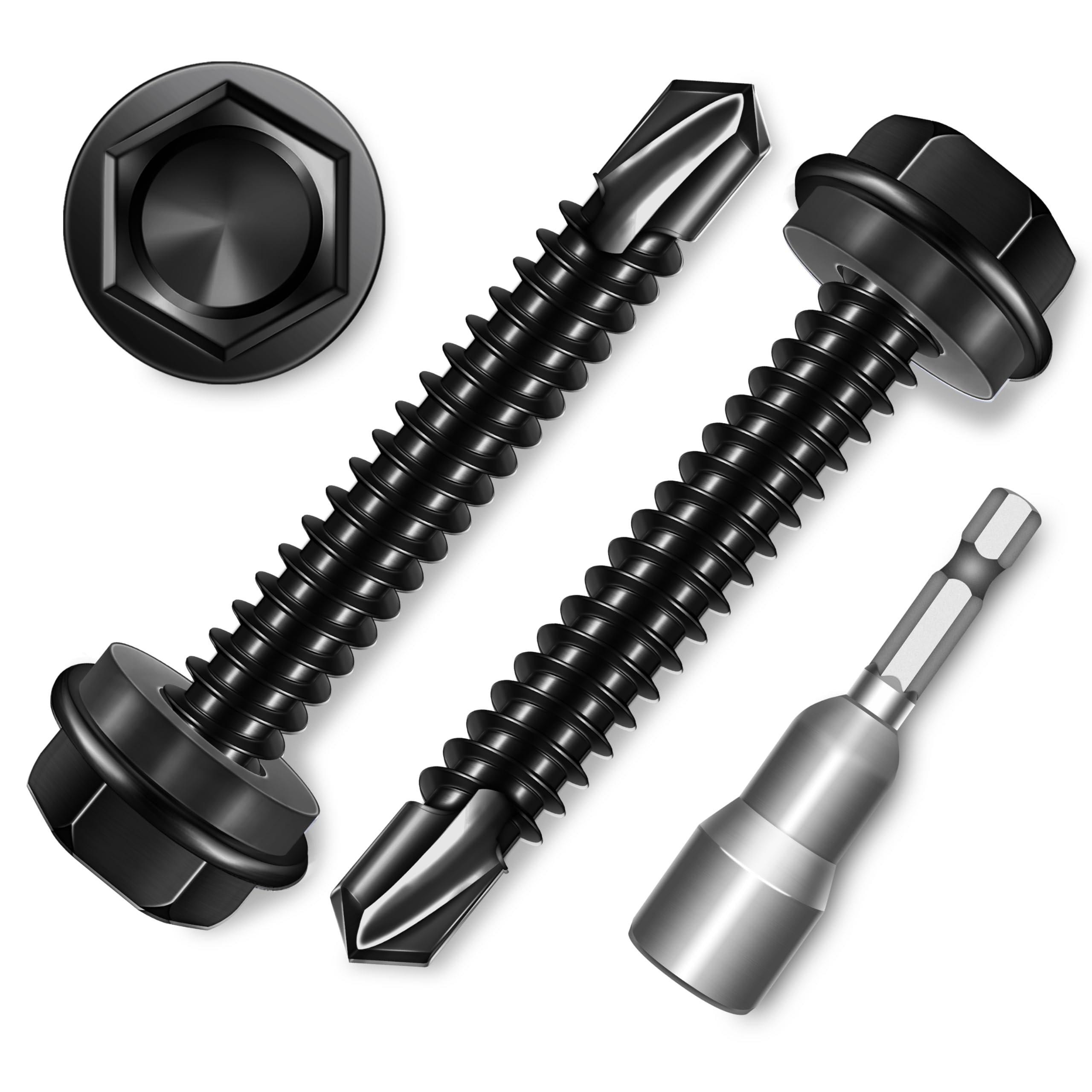 Sheet Metal Screws - 100 Stainless Steel Self Drilling -29 Sheet Metal Screws - 100 Stainless Steel Self Drilling -29