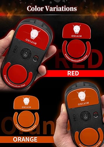 Miniatura 7 de OniAim Ultra-Thin 0.55mm Glass Gaming Mouse Skates for Logitech G Pro X Superlight Mouse Feet - Exceptionally Smooth Glide with Rounded Edges with