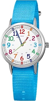 Kids Watch for Girls and Boys,for Children's Toddler Learning Time and Easy to Read Time, Analog Watch for Boys and Girls Ages3~11