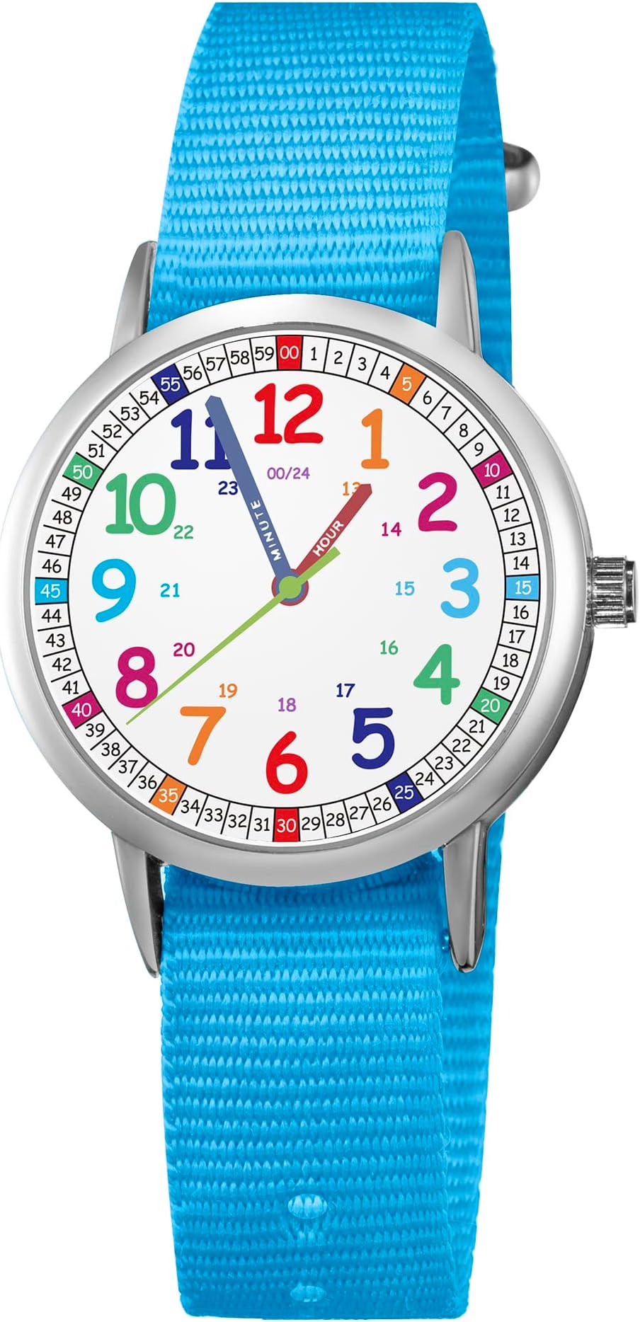 Kids Watch for Girls and Boys,for Children's Toddler Learning Time and Easy to Read Time, Analog Watch for Boys and Girls Ages3~11