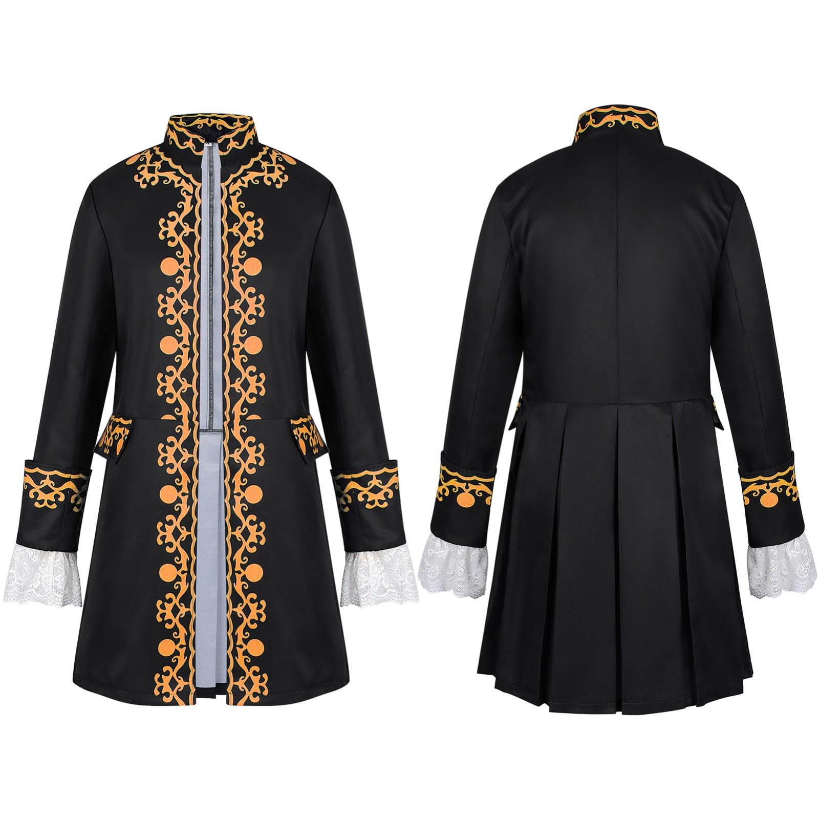 Cappotto lungo da uomo steampunk frack vintage medievale giacca cosplay halloween smoking vittoriano carnevale costume rinascimentale blazer manica lunga gotico abbigliamento da uomo