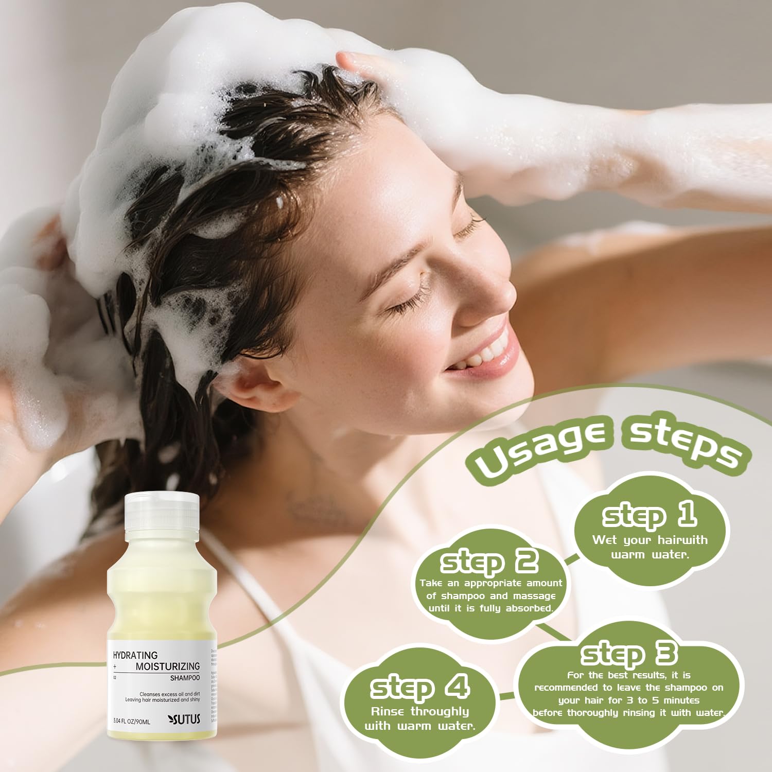 SUTUS Elvive Hyaluron Plump Hydrating Shampoo for Dehydrated, Dry Hair Infused with Hyaluronic Acid Care Complex, Paraben-Free, 3.04 Fl Oz for travel - Image 7