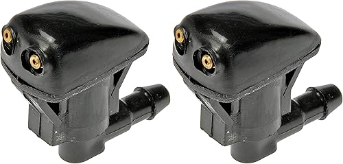 Dorman 47232 Boquilla para limpiaparabrisas compatible con modelos seleccionados de Toyota, color negro, 1 unidad (paquete de 2)