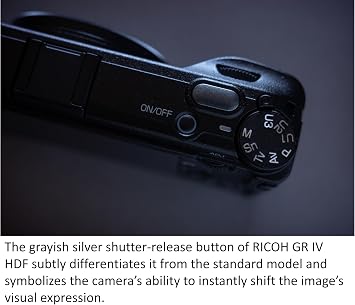 RICOH GR IV HDF Premium Digital Compact Camera with a Built-in Highlight Diffusion Filter, 25.7MP APS-C Size CMOS Sensor, 28mm F2.8 GR Lens (in 35mm Format), in-Body SR, New GR Engine