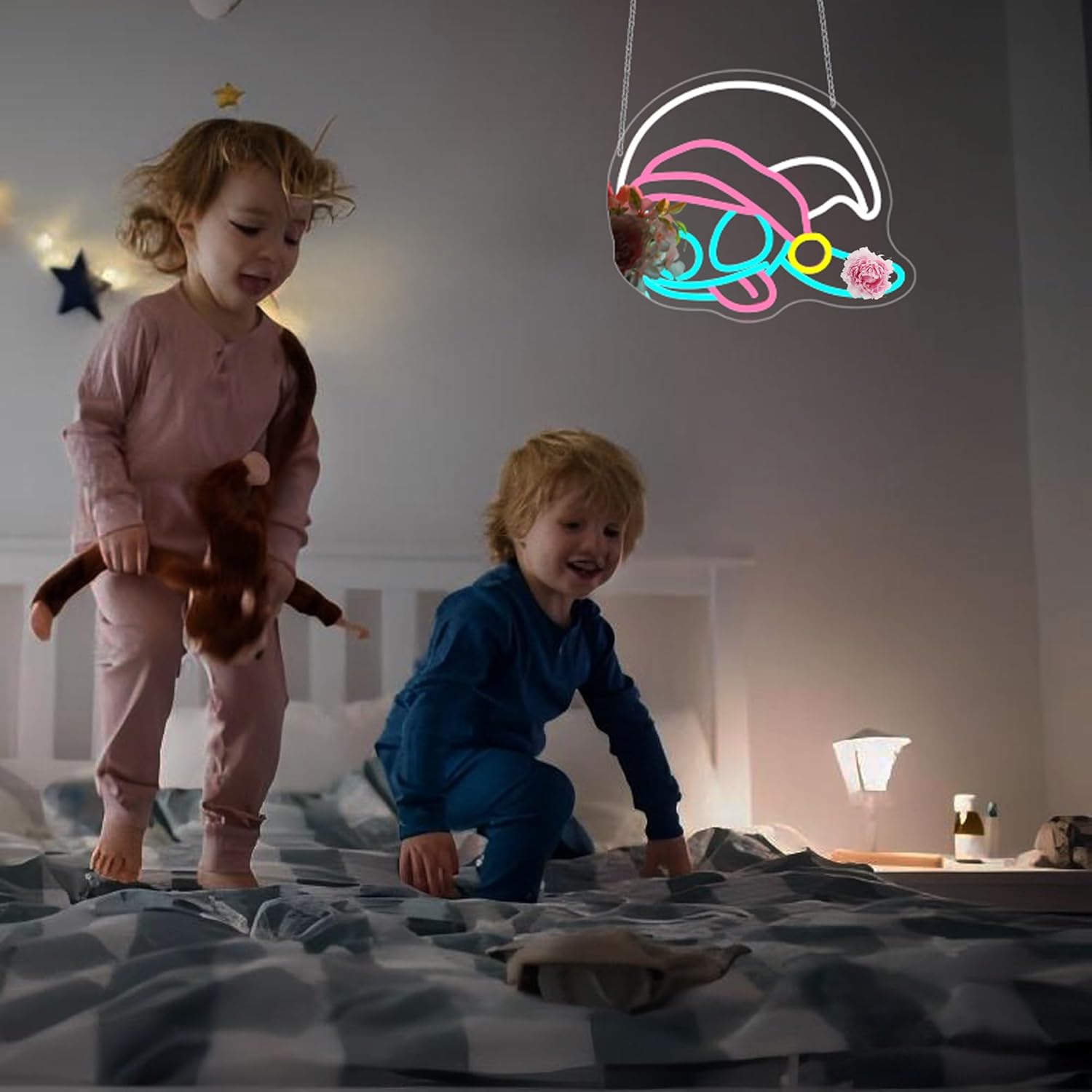 Neon Sign, FPLL Neon Signs for Wall Decor Cute LED Sign for Man Cave Game Room Home Decor Bar Beer Light up Signs - USB Powered - Image 4