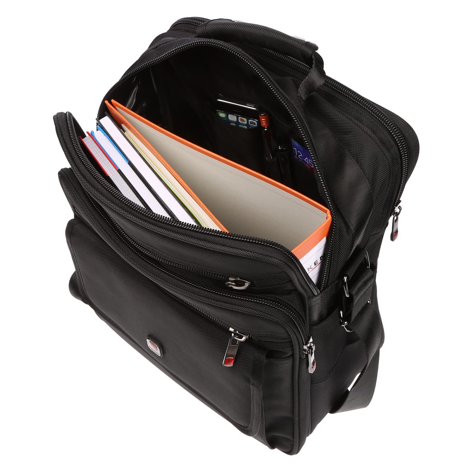 Christian Wippermann XXL Umhängetasche Flugbegleiter Herren Tasche Messenger Arbeitstasche Laptoptasche