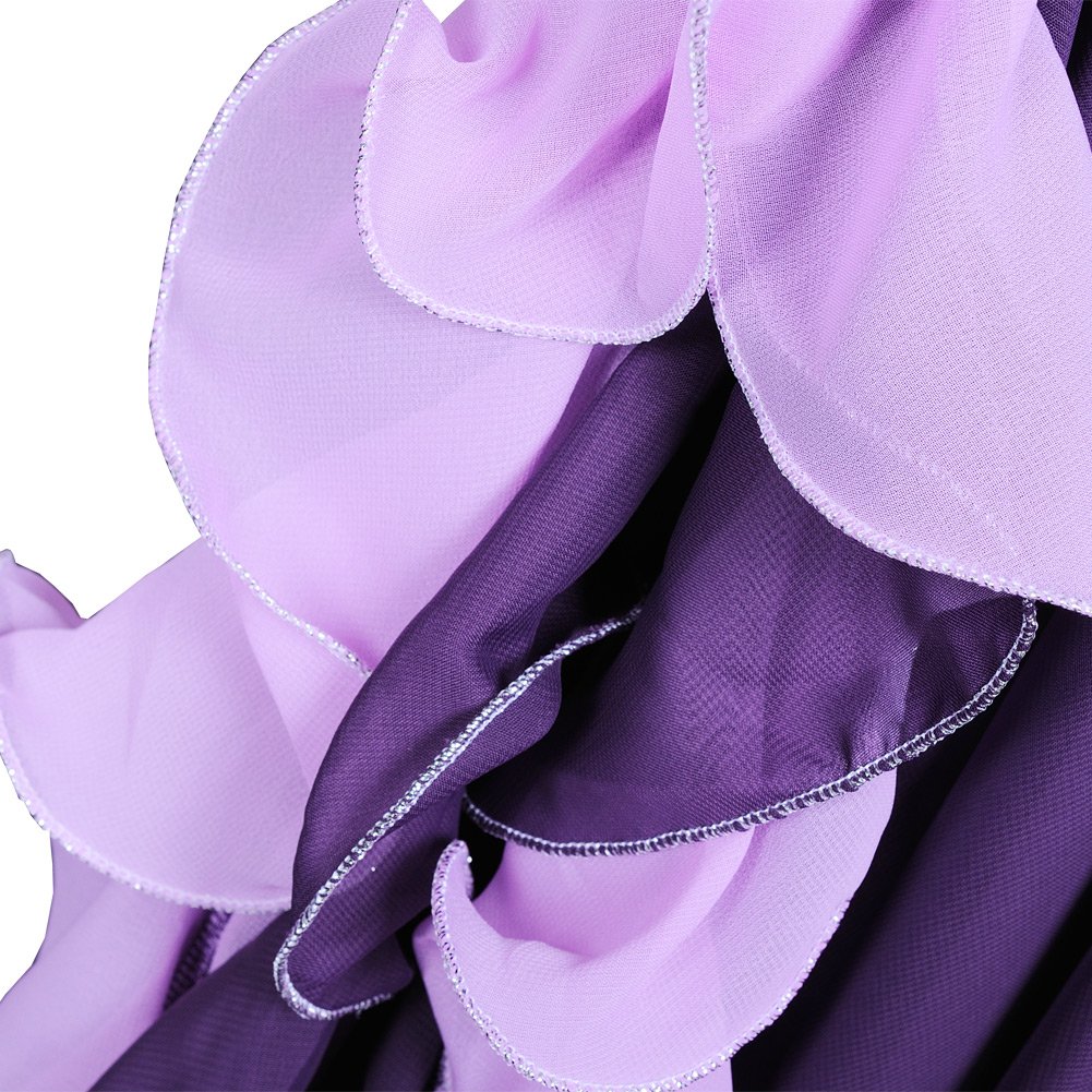 ROYAL SMEELA Bauchtanz Rock Flamenco Rock Bauchtanz Kostüm Damen Bauchtanz röcke Chiffon Schlitz Maxirock Doppelt Schicht Rüschen Big Swing Rock Zigeuner bauchtänzerin röcke Sexy Bauchtanz Kostum