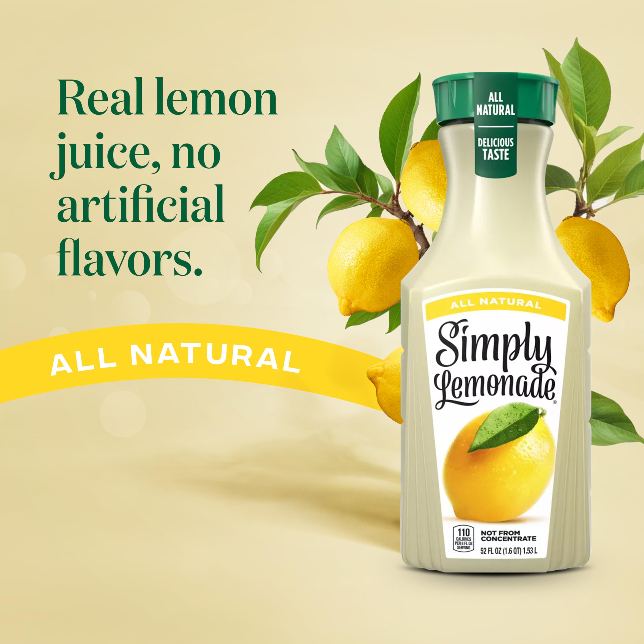 Simply Lemonade All Natural, 52 Fl Oz Bottle - 5