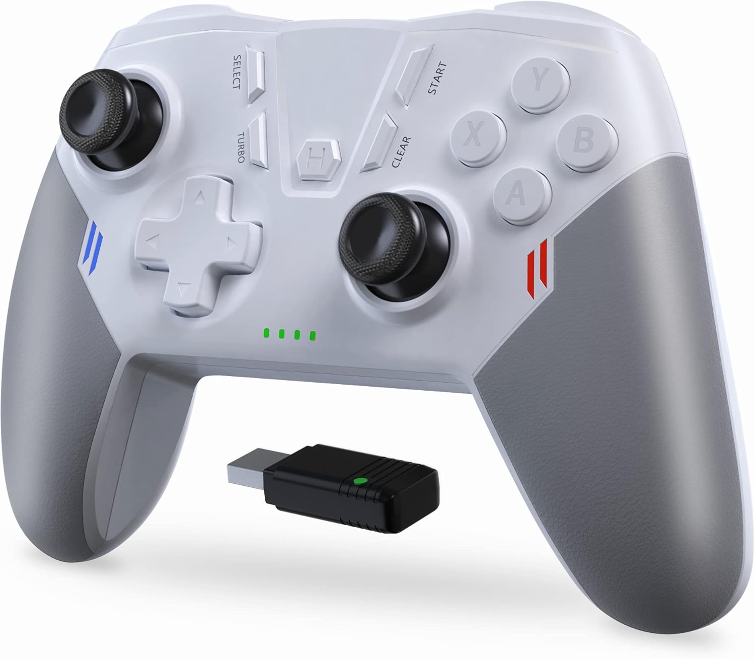 Uberwith Wireless Game Controller, Dual Vibration Joystick Gamepad