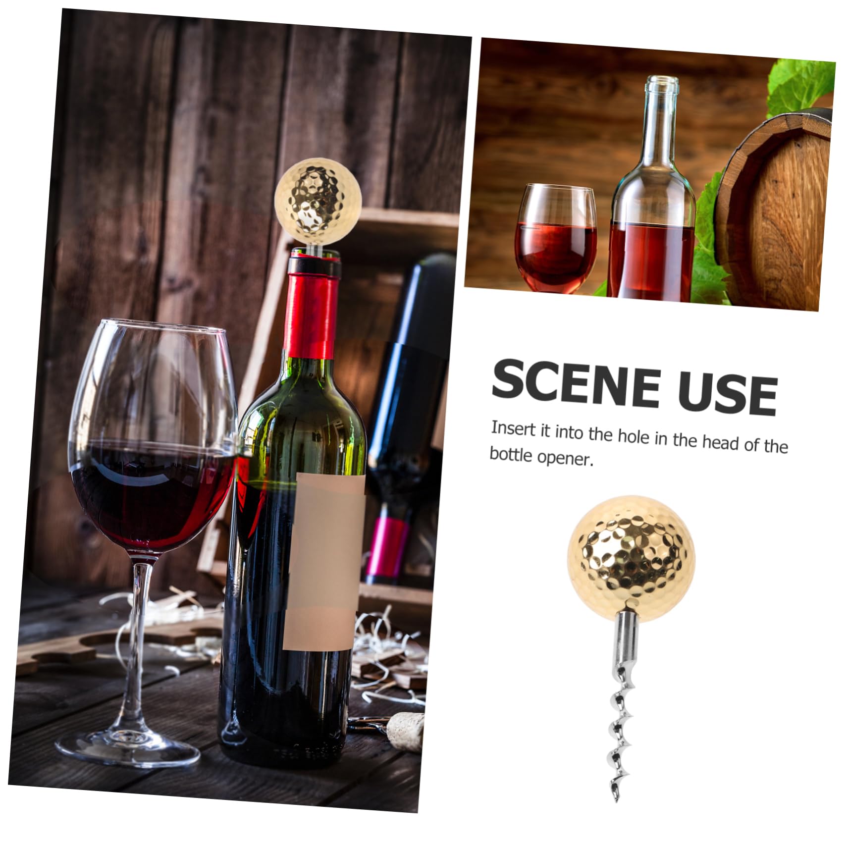 BESTonZON 5pièces Ouvre-bouteille Portable Forme De Décapsuleur De Pratique Et Pour Restaurants Et Design Et