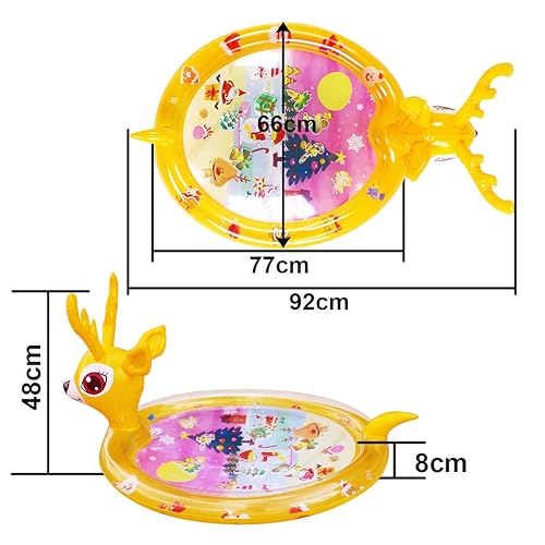 Miniatura 3 de Tapete de juego de agua para bebé, juguetes infantiles de Navidad, tapete de juego inflable para bebés, juguetes para bebés, divertido centro de