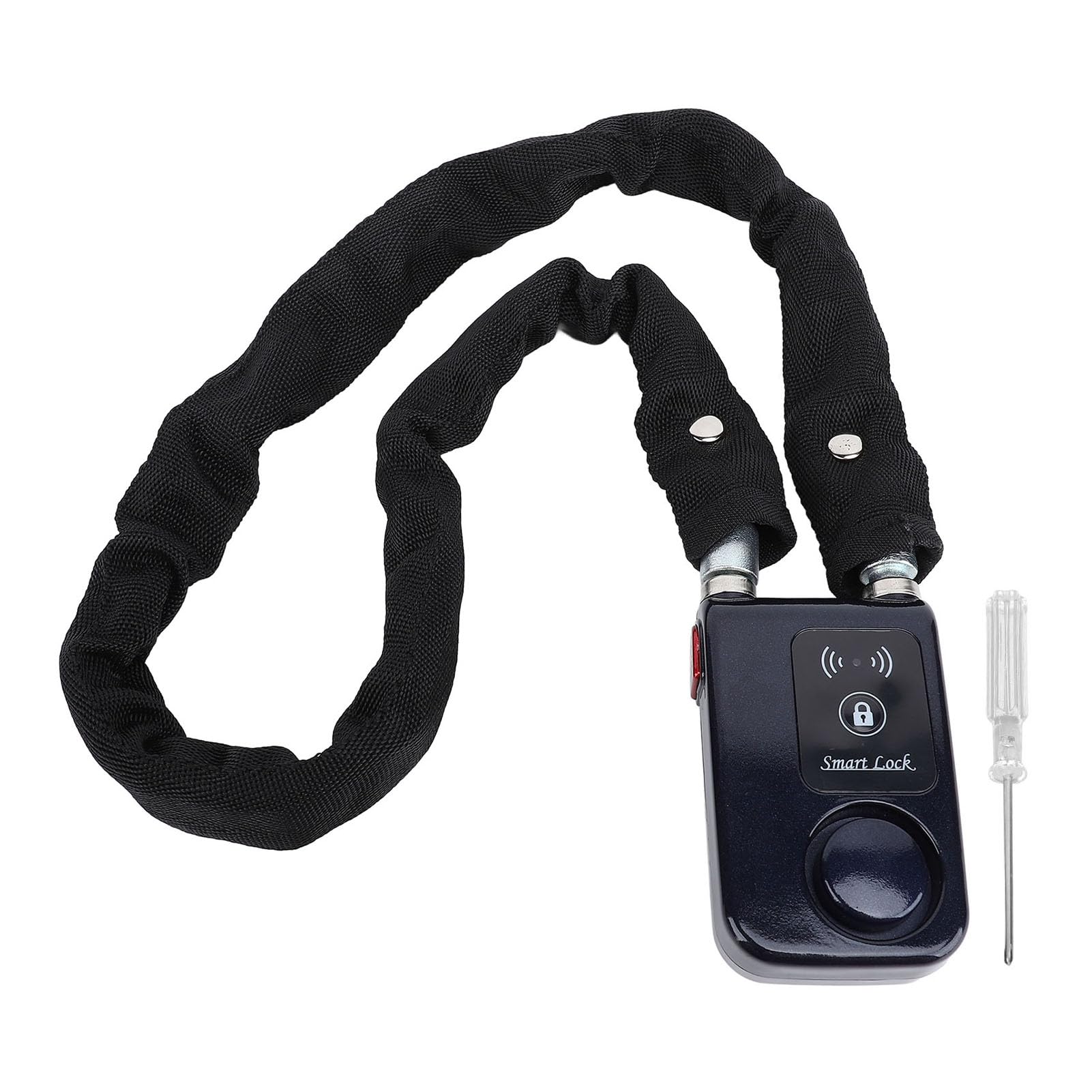 Lucchetto Catena Intelligente Bluetooth per Bici e Scooter Elettrico - Impermeabile, Antifurto con Controllo APP e Avviso (BLU)