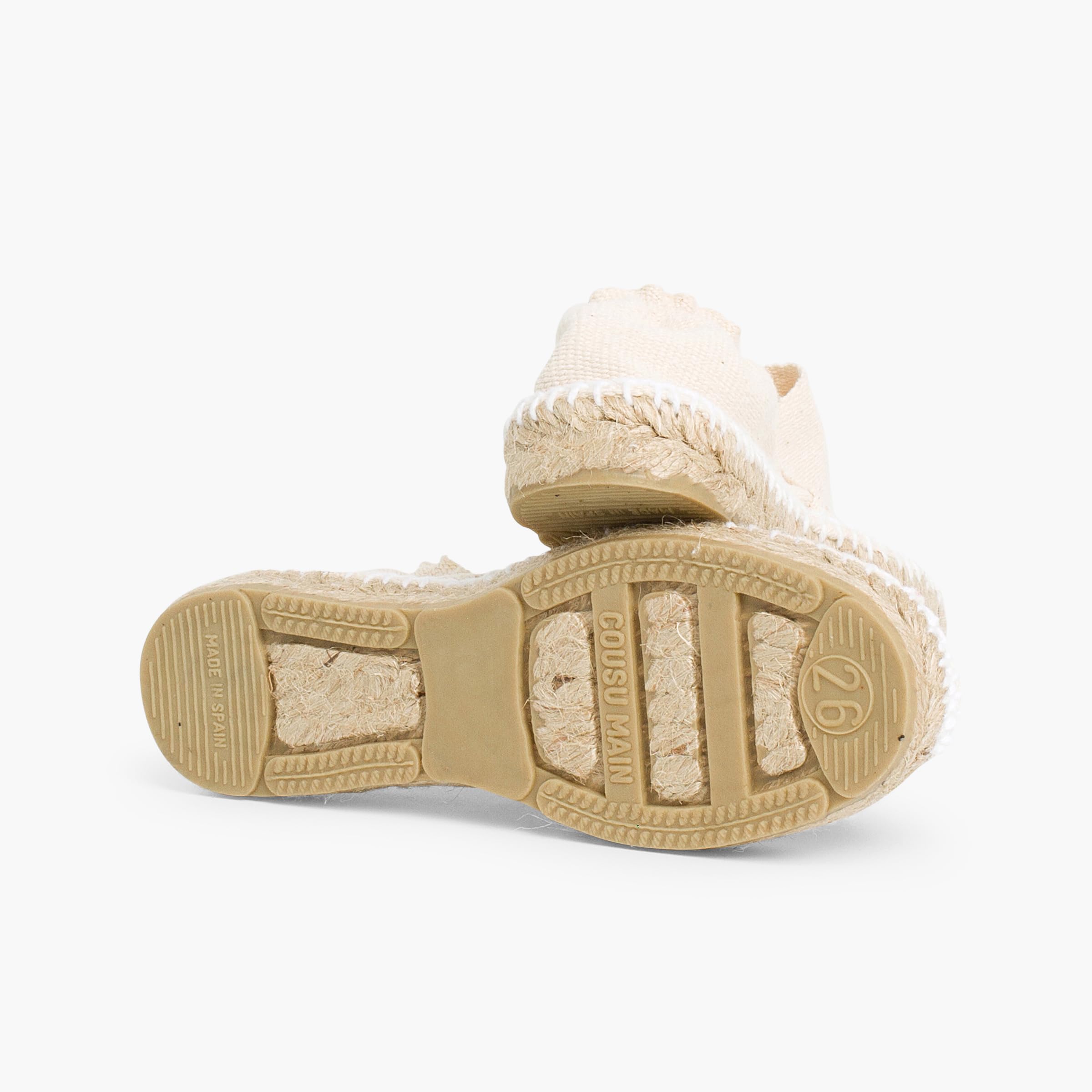 Pisamonas Espadrillas Bambini con Elastico