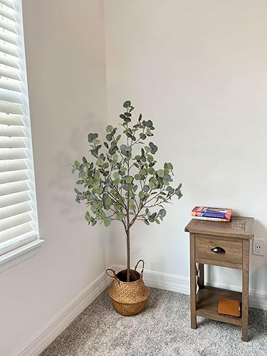 Miniatura 77 de Aveyas Árbol artificial de pájaro del paraíso de 6 pies para decoración del hogar, planta sintética de 6 pies, hoja de plátano de seda falsa, Árbol