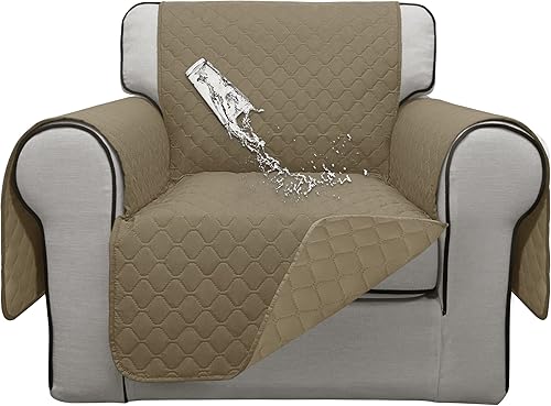 Miniatura 26 de ISSUNTEX - Fundas de sofá de doble protección 100% impermeables para sala de estar, fundas reversibles para sofá de 3 cojines, protector de muebles