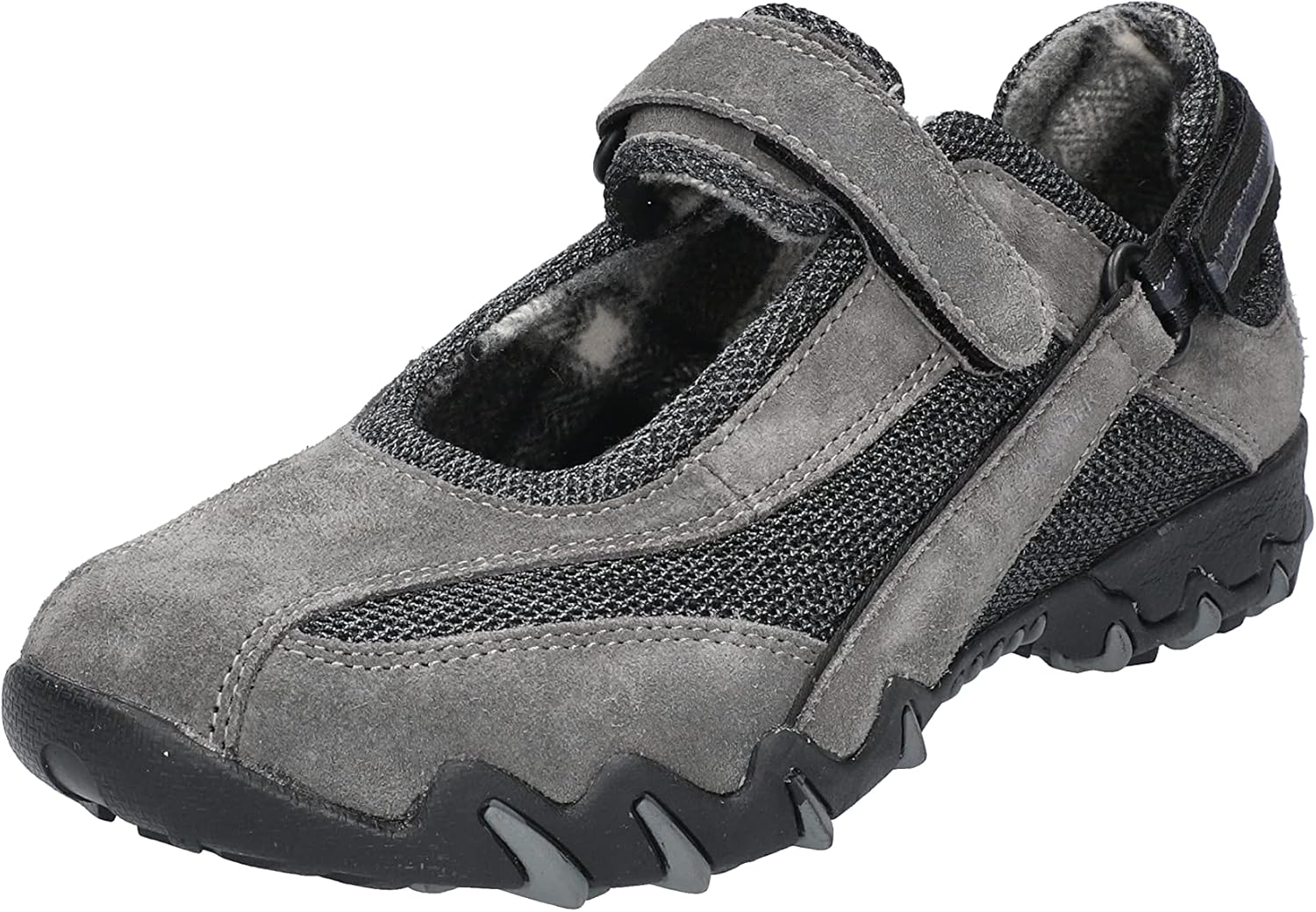 Allrounder by Mephisto Women's NIRO Mary Jane Flat, Grey, 9
