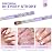 SAVILAND Kolinsky Acrylic Nail Brush Set: Size 6,10,14 Professional Manicure Brushes with Cleaner Tool & Purple Handle for Acrylic Powder,Nail Extensions & 3D Carving - Salon & DIY Nail Art Essentials