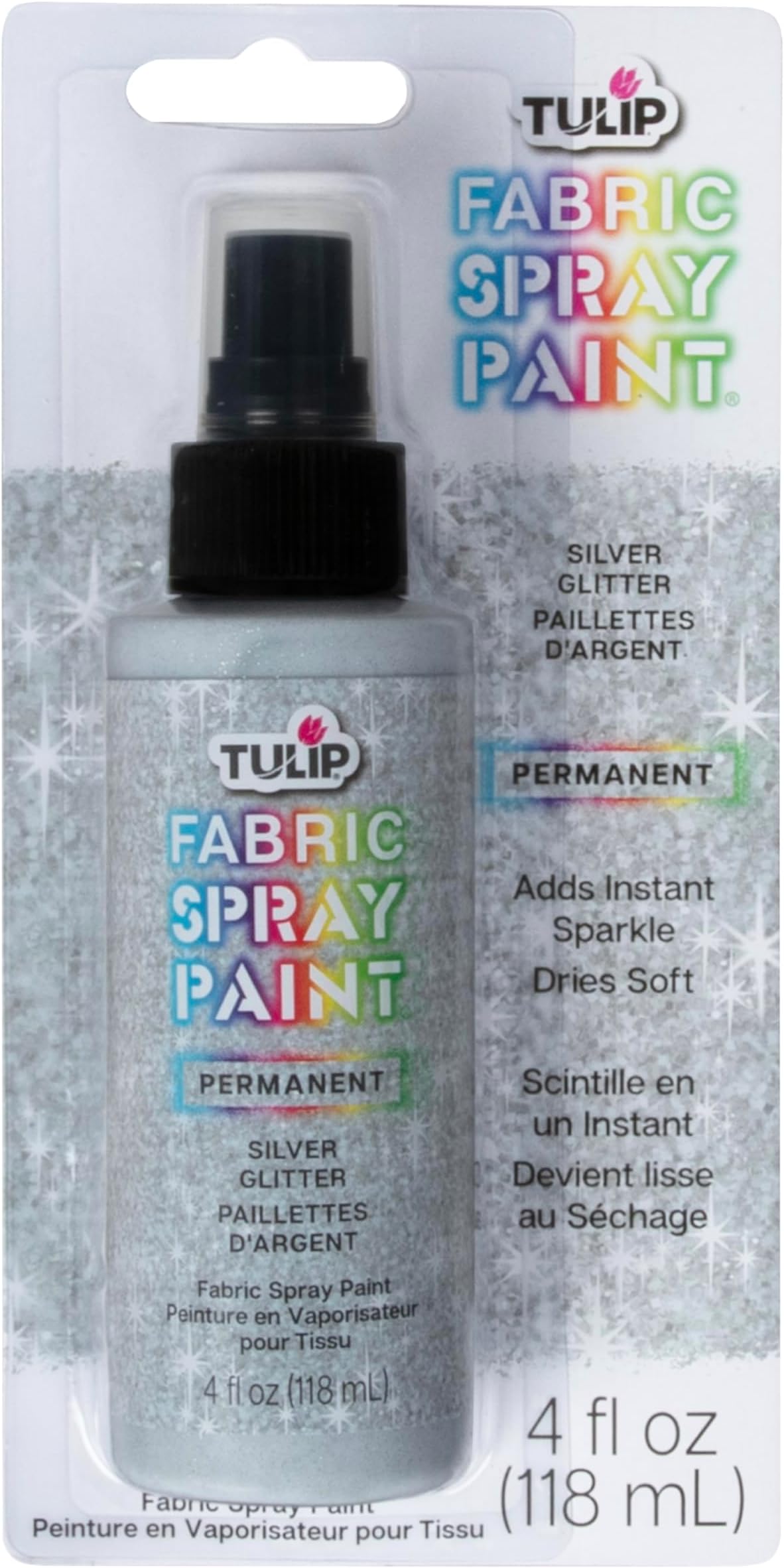 Tulip Fabric Glitter Spray 4oz Card Sparkling Star