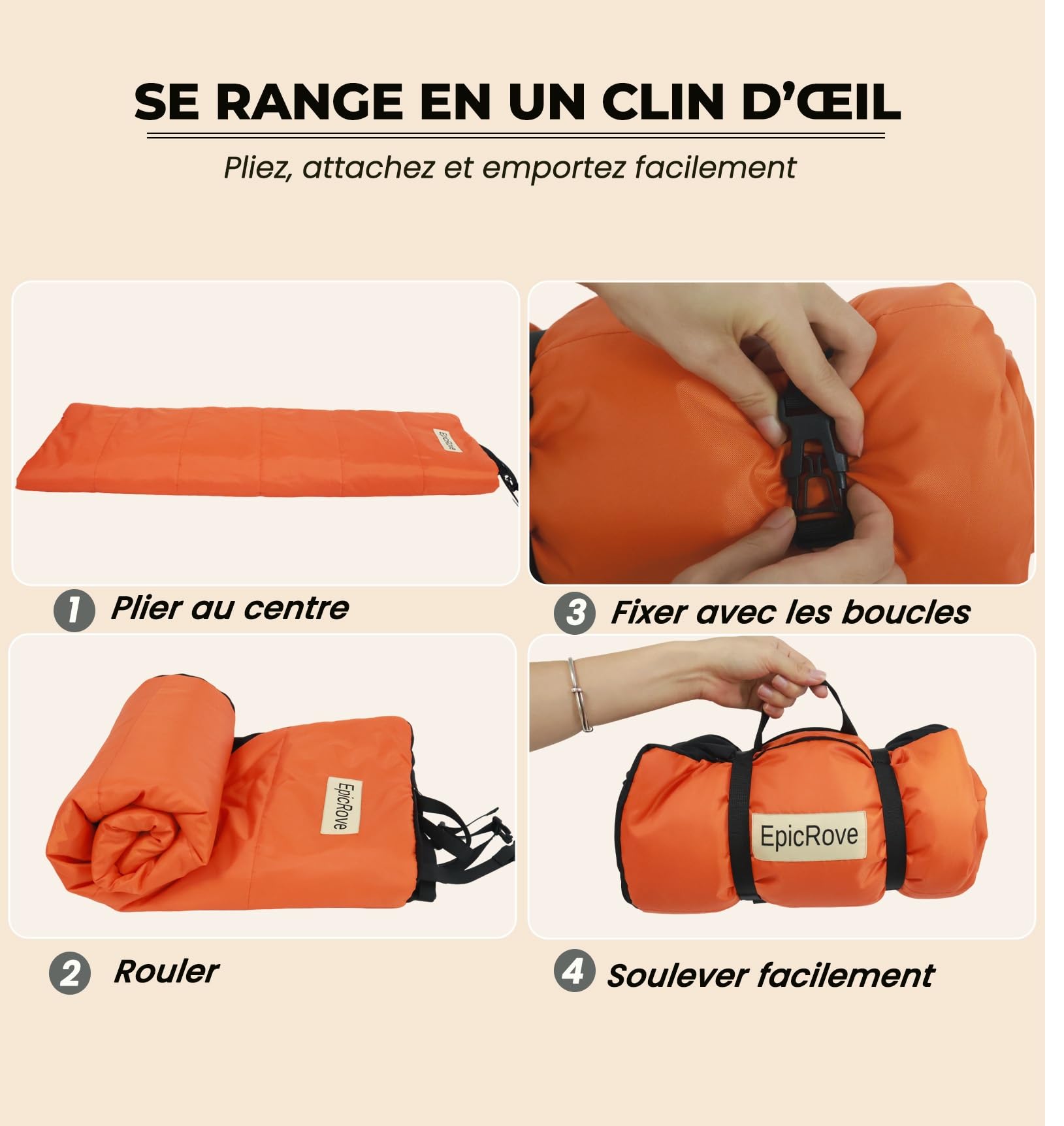 RovePad Base – Tapis pour Chien imperméable 110 × 68 cm, antidérapant, Lavable en Machine, résistant aux Griffes – Idéal pour Maison, Voiture, Voyage et Camping