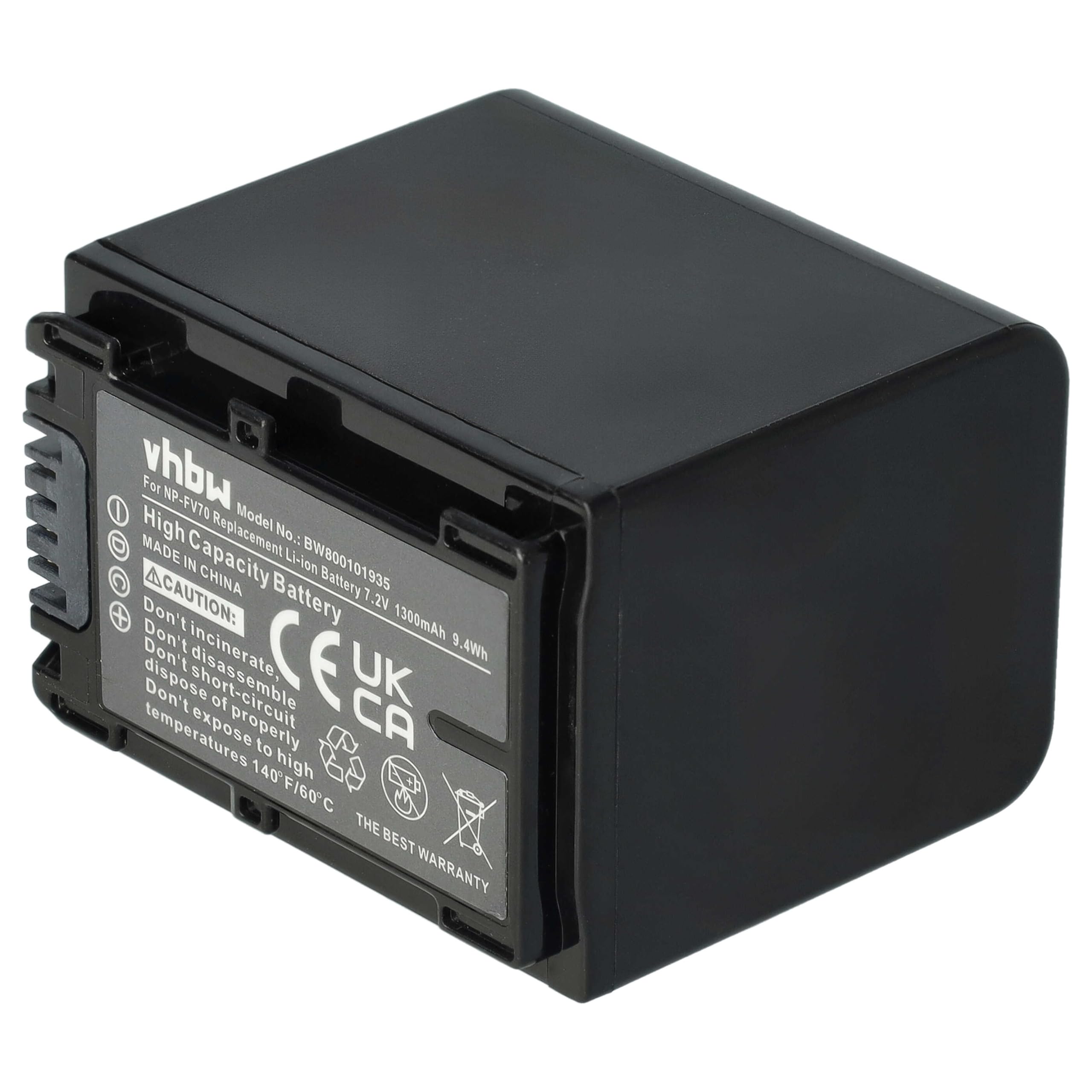 Vhbw - 2 X Batteria Vhbw 600mah Per Videocamera Fotocamera Sony Hdr Xr100e Hdr Cx116e Dcr Sr47e Hdr Xr105e Hdr Cx150e Dcr Sr48e Hdr Xr106e 4250667380632