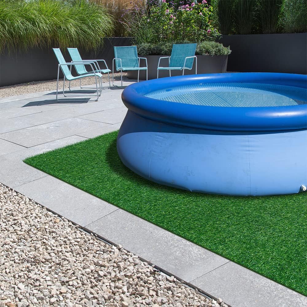 Prato Sintetico H2 x 15mt Rotolo 30 mq Erba Artificiale Calpestabile Spessore 10mm Tappeto Erba Finta per Giardino Terrazzo Balcone Bordo Piscina Moquette Erba Sintetica per interni ed Esterni