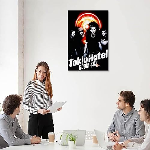 Miniatura 5 de ALKANI Póster de Tokio Hotel Rock Band Music Posters Lienzo Arte Póster Decoración Dormitorio Póster 12x18 pulgadas (11.8x17.7 in)