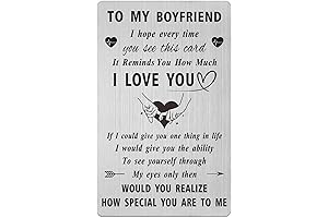 Boyfriend Card from Girlfriend - Sentimental Gift for Birthday, Anniversary, Valentine's Day, Father's Day
