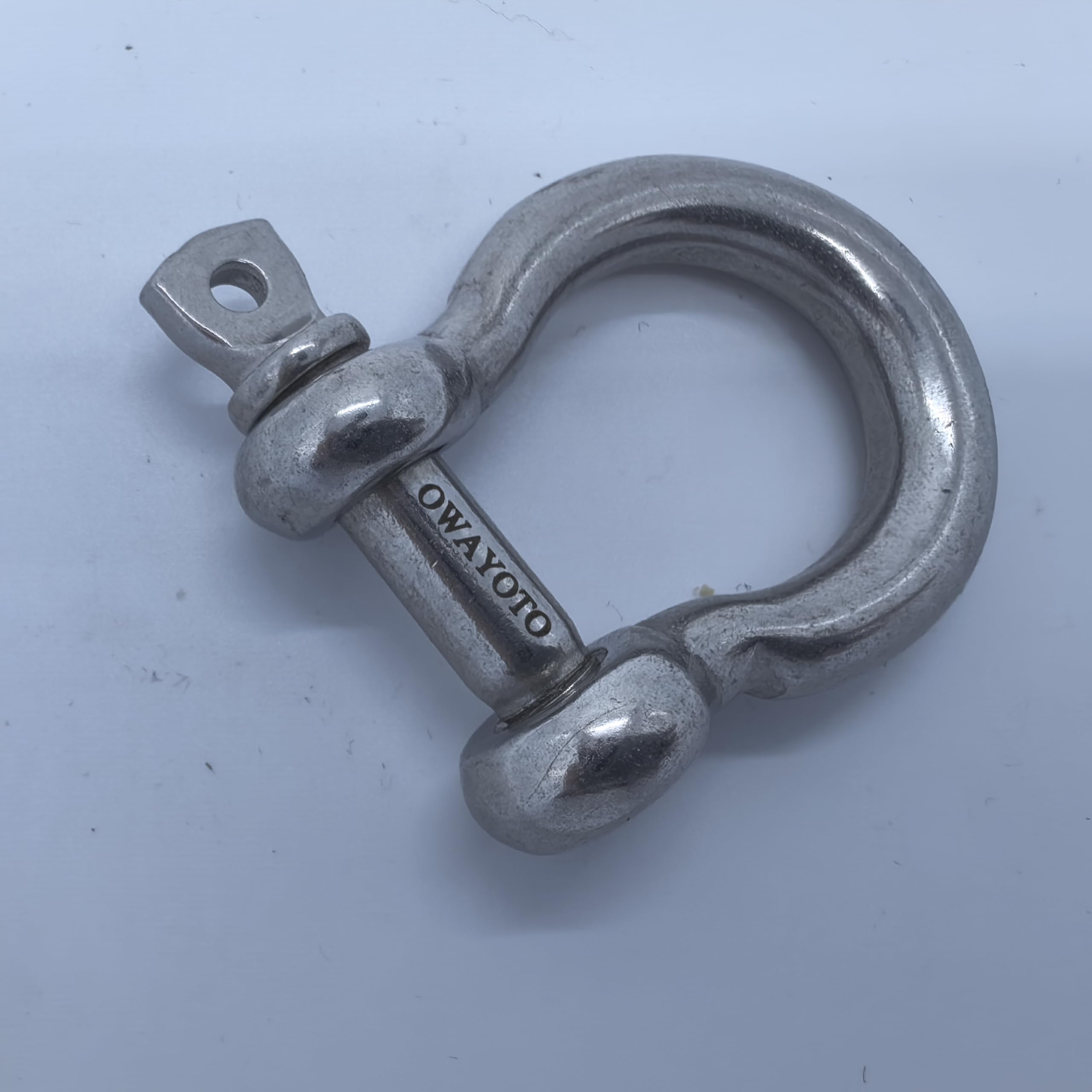 OWAYOTO Screw Pin Anchor Shackle 1/4 Inch 6mm 304 Stainless Steel Heavy Duty 6pcs