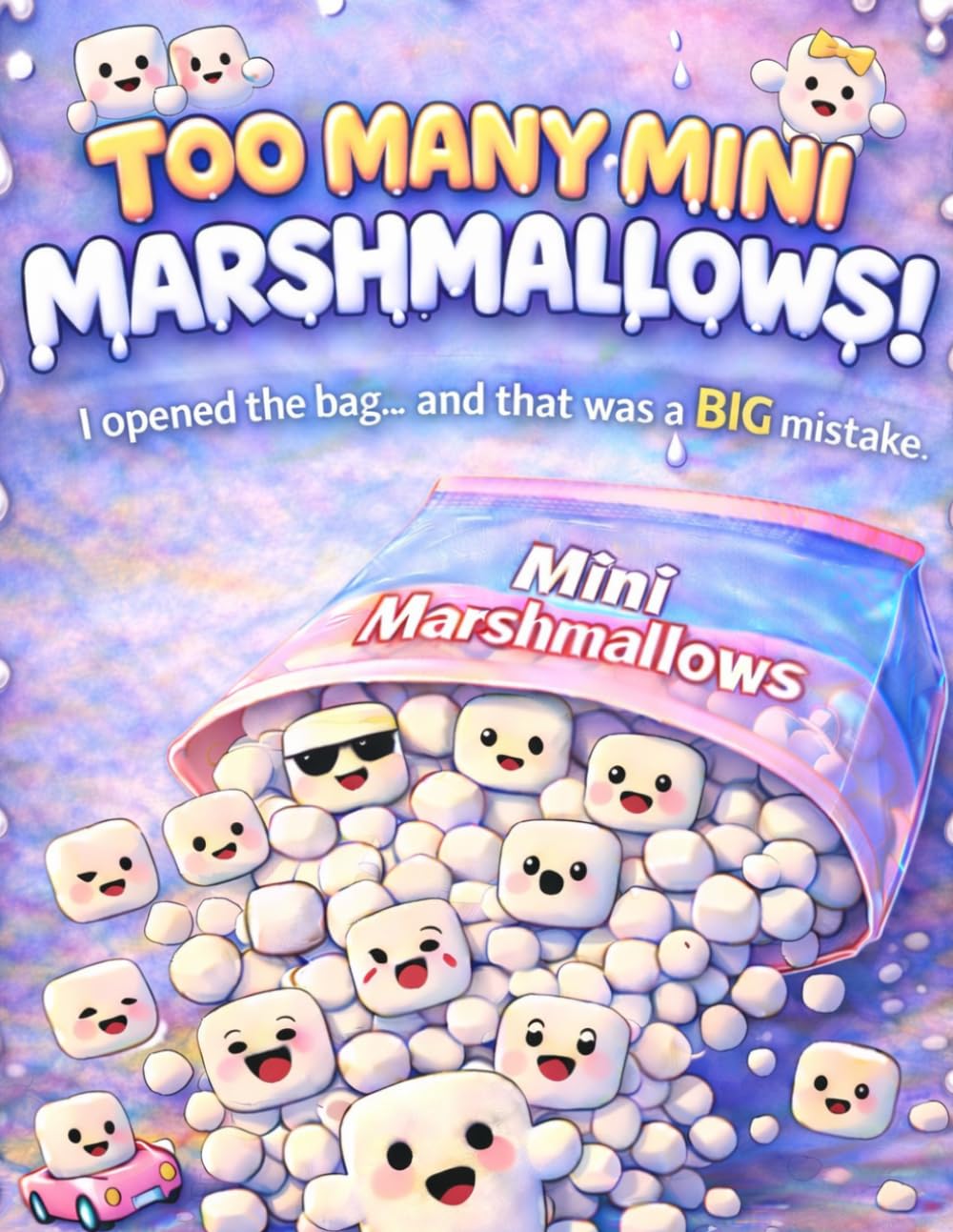 Too Many Mini Marshmallows!: A Funny Picture Book for Kids About a BIG Mistake, Silly Chaos, and Marshmallows That Come to Life