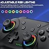 Elegamefy PC Controller mit Hall-Effekt Joysticks & Trigger RGB Licht 1000mAh Akku Wireless Controller für PC/Switch/Handy Spiele
