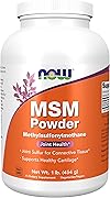 NOW Foods MSM Pure Powder, 1-Pound by Now Foods