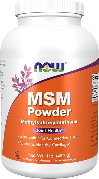 NOW Foods MSM Pure Powder 1ポンド