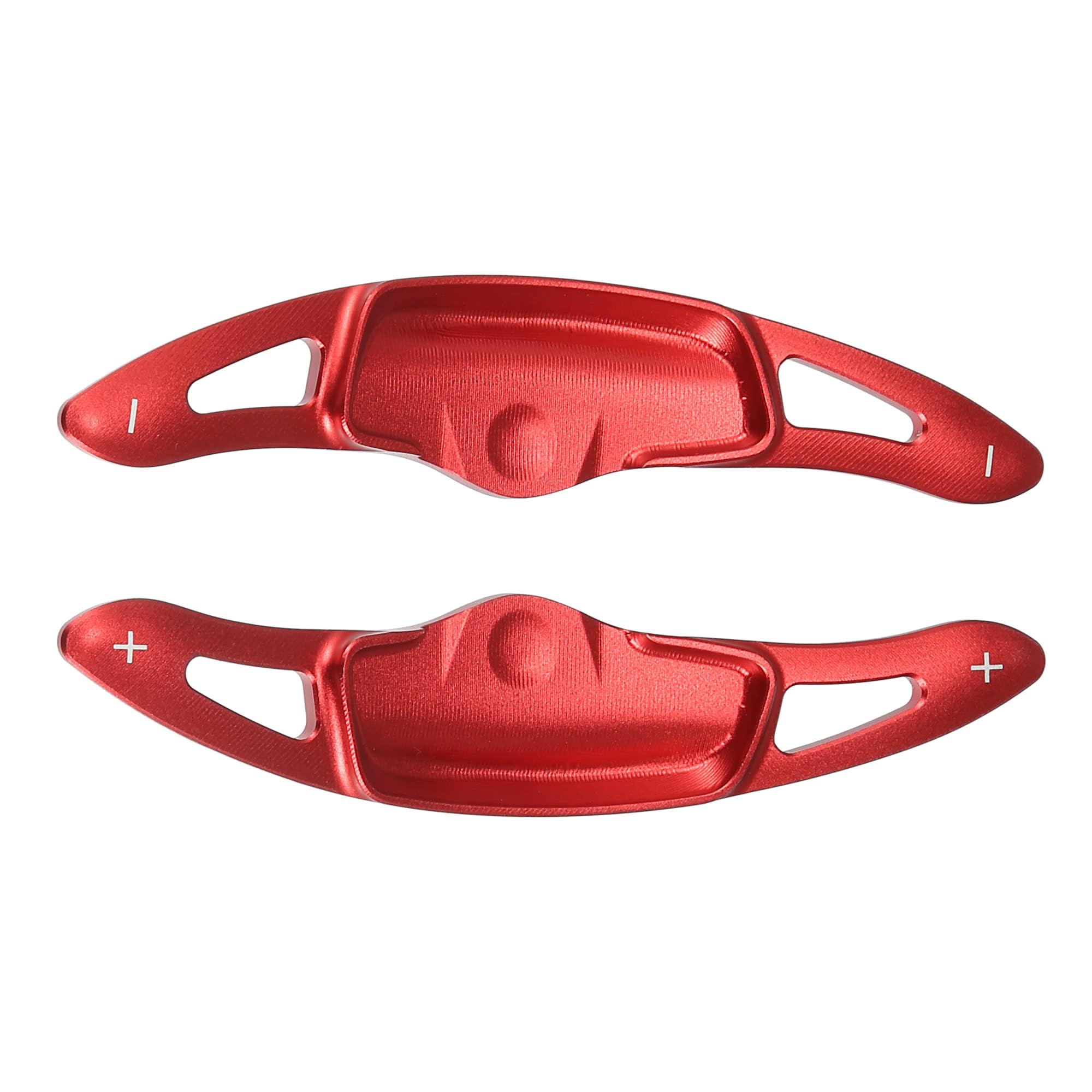 MACHSWON Car 1 Pair Steering Wheel Paddle Shifter Extension for Kia K5 LXS EX LX GT-Line Sedan 4-Door 1.6L 2020-2021 Aluminum Alloy Red