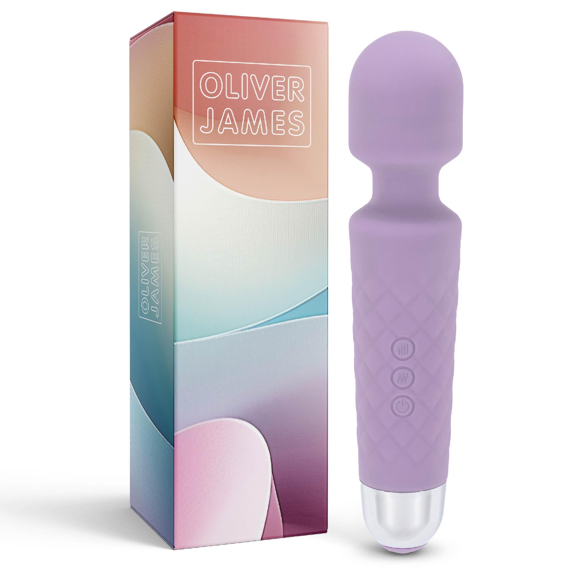 Vibrator für Frauen - Leises & Leistungsstark mit 20 Vibrationsmodi & 8 Geschwindigkeitsstufen, Duschfeste Vibration für Frauen, Sex Toys von Oliver James (Flieder)
