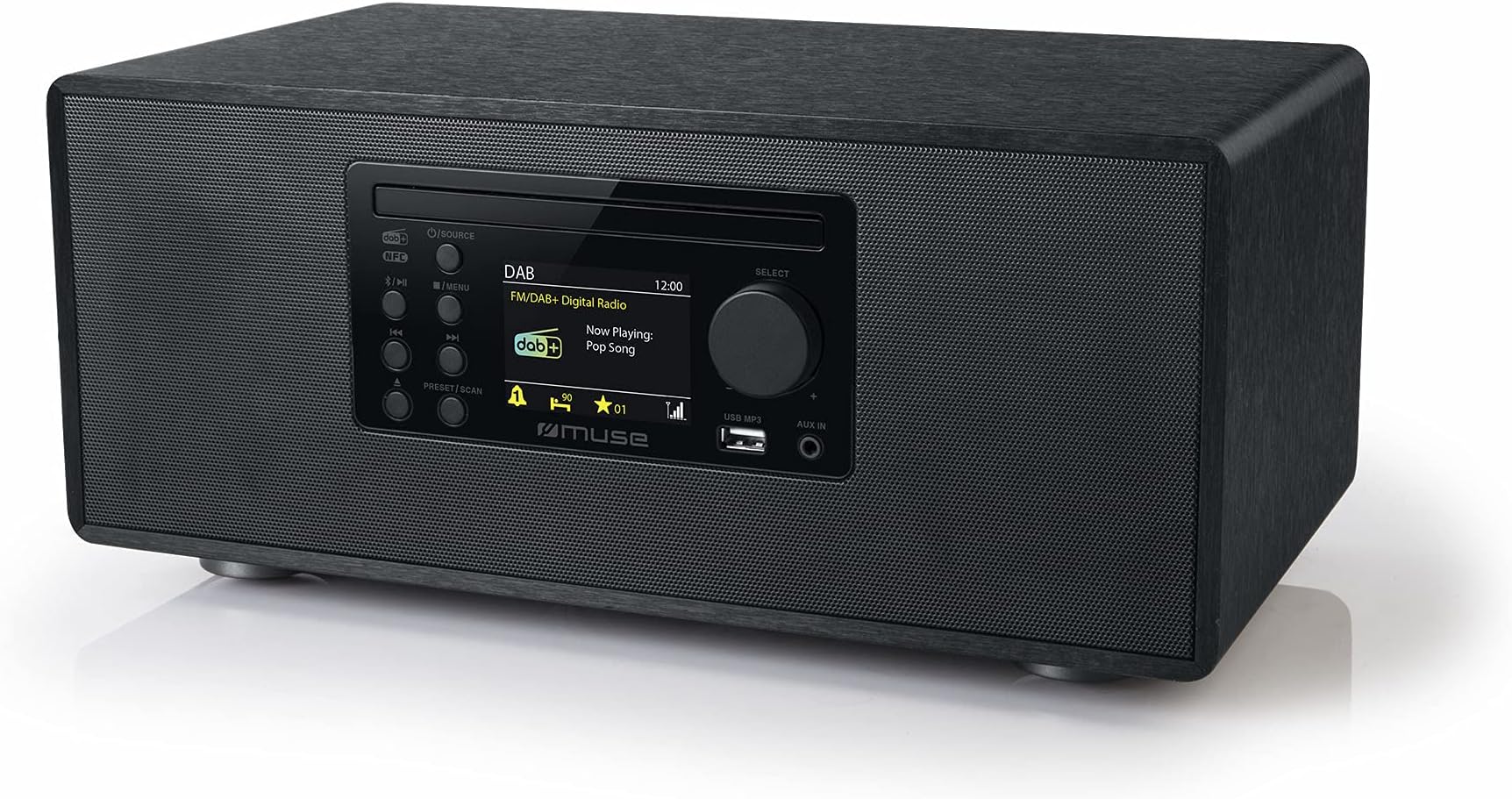 Micro System, CD Player, DAB+ FM PLL Radio, Bluetooth, MUSE (M695