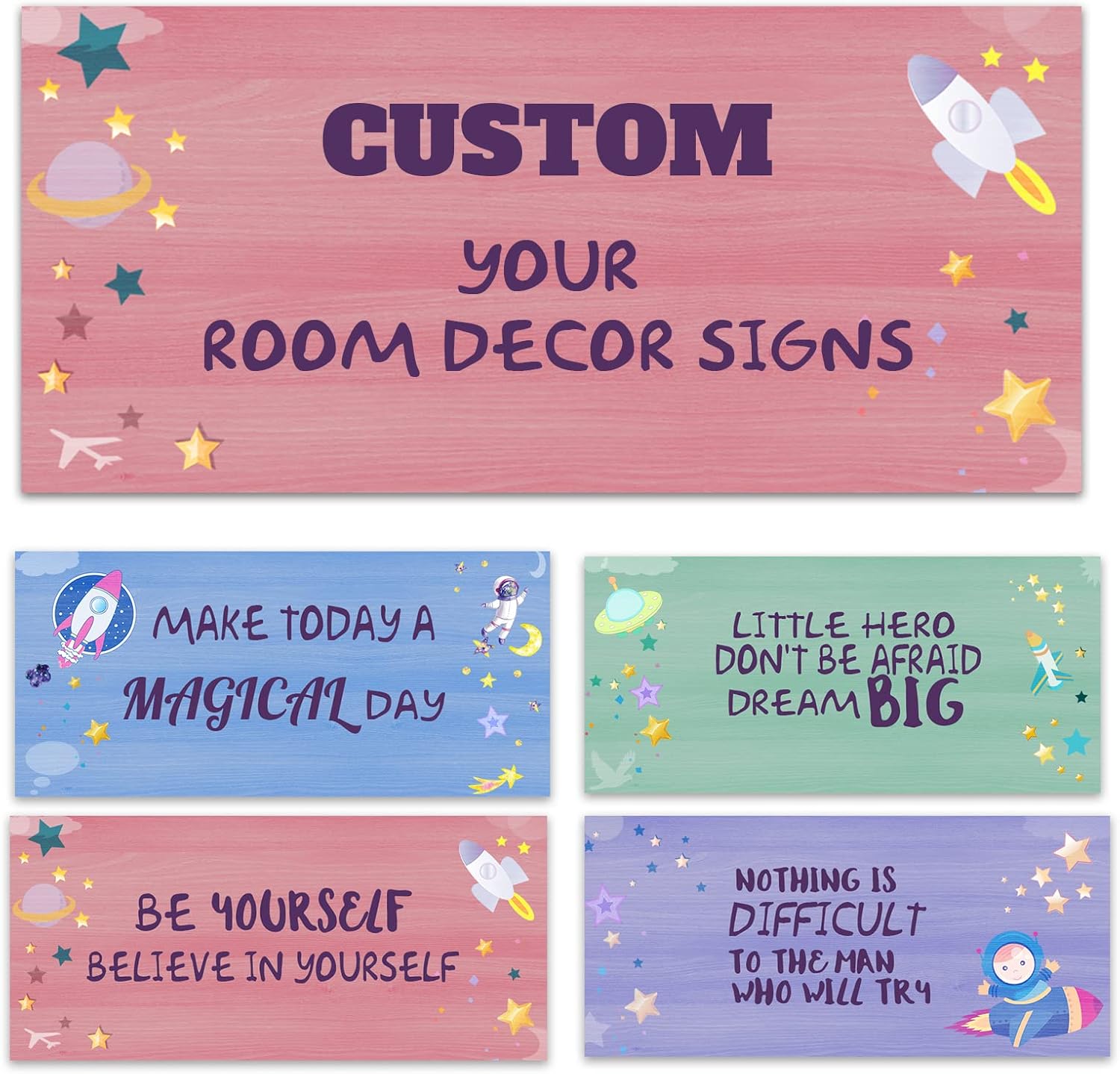 Personalized Custom Inspirational Room Wall Art Decor