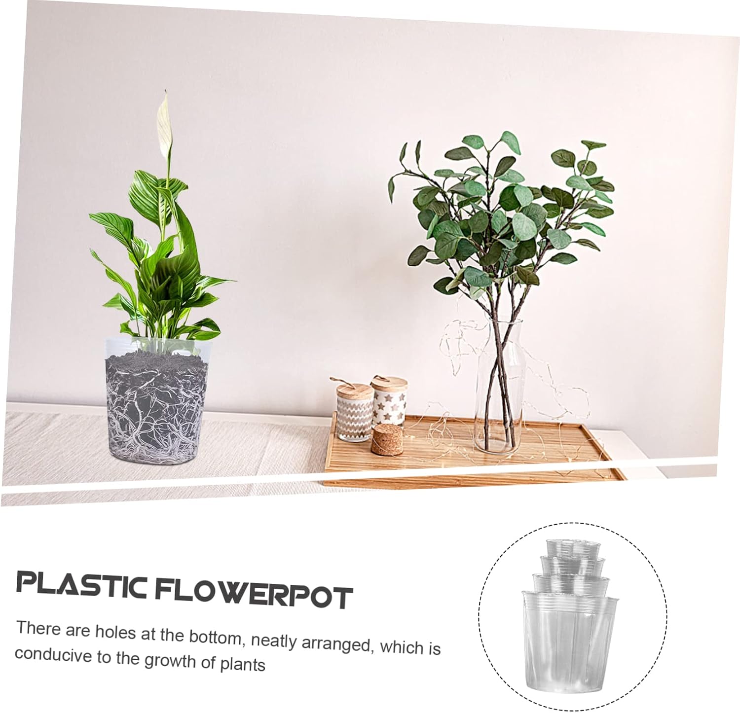 40pcs Orchid Flower Pots Nursery Planter Cups for Succulent Breathable Drainage Pots for Garden Use