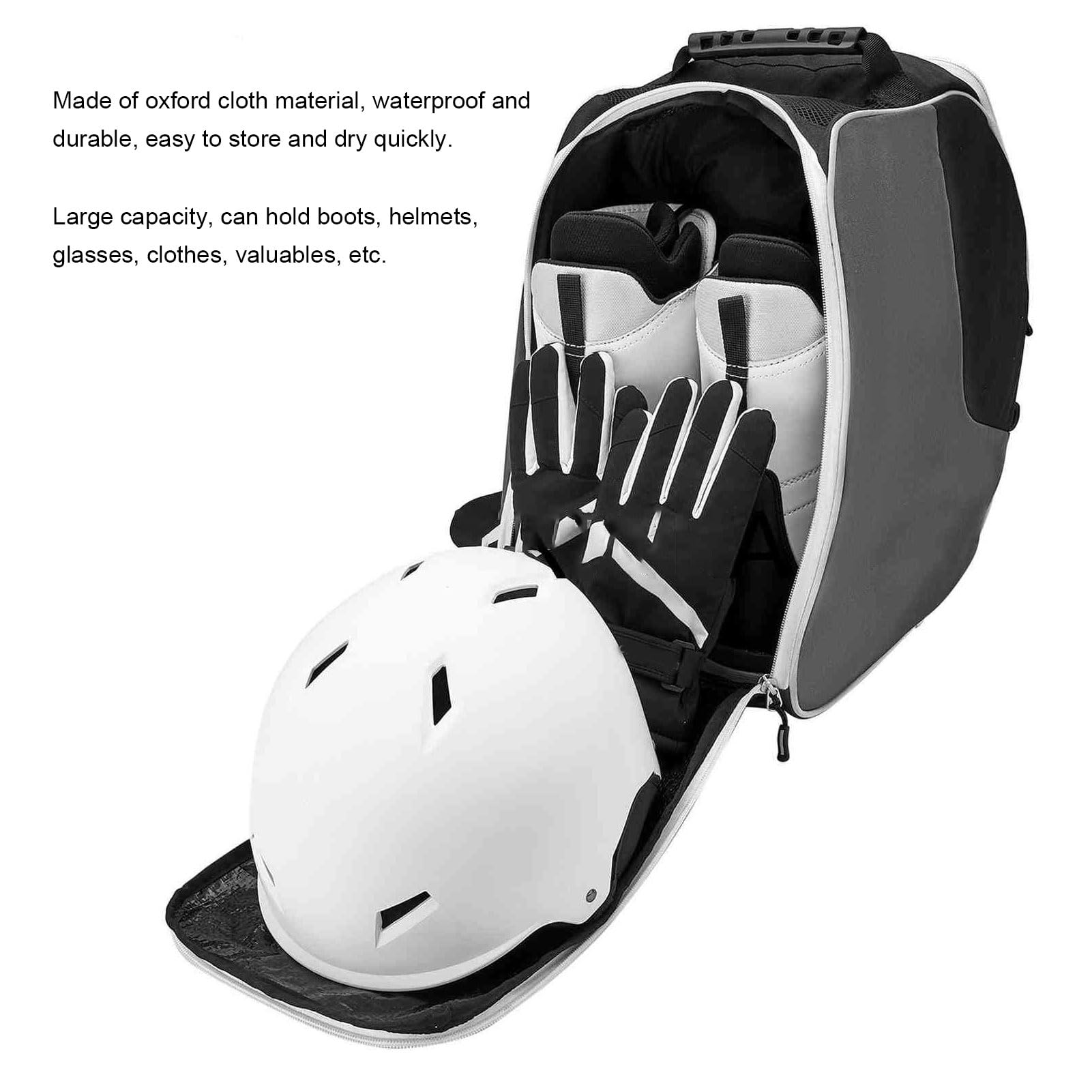 Mochila para Botas de esquí y Snowboard con Bolsa para Casco Deportes de Invierno