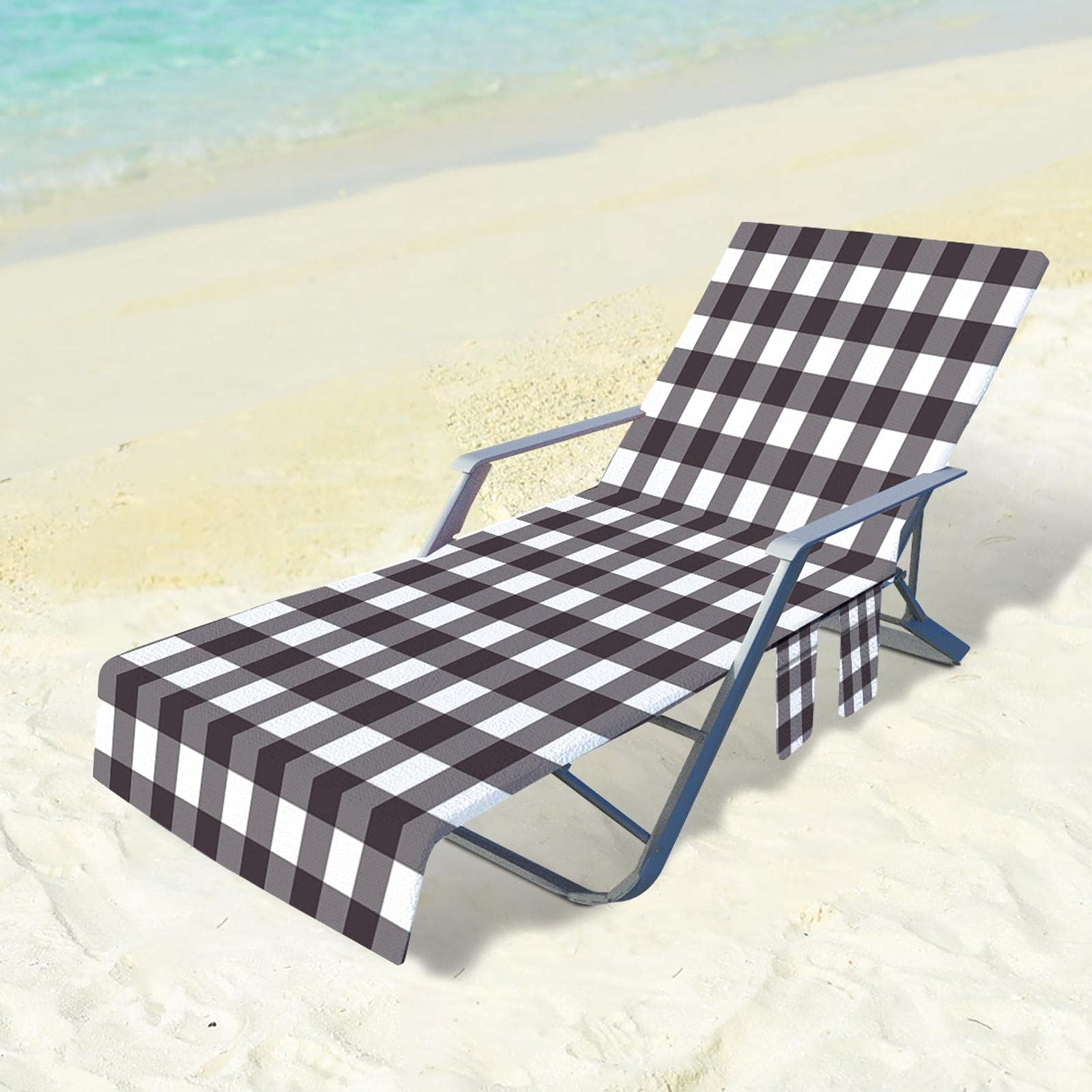 Copri Poltrona 2 Copripoltrona Da Giardino - Oxford 420D Impermeabile, 89x97x74cm, Con Fibbie E Coulisse, Nero Fibbie Antifvento Sedie - 5